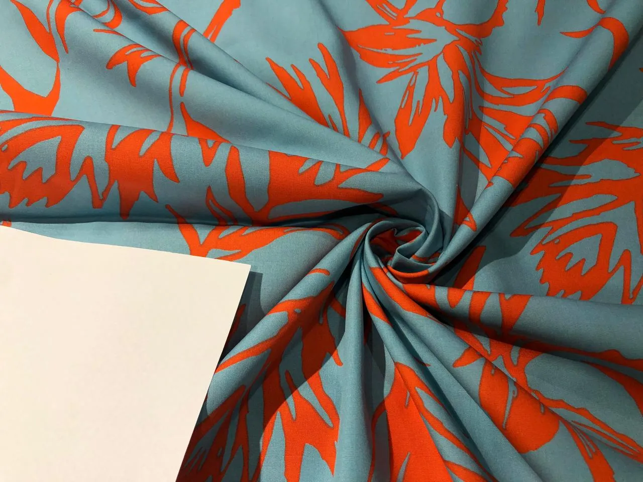 100% Cotton Poplin  Beach Prints 58" wide available in 6 prints red ,white ,ink blue,  cream multi color flowers ,retro orange and retro dusty blue and orange