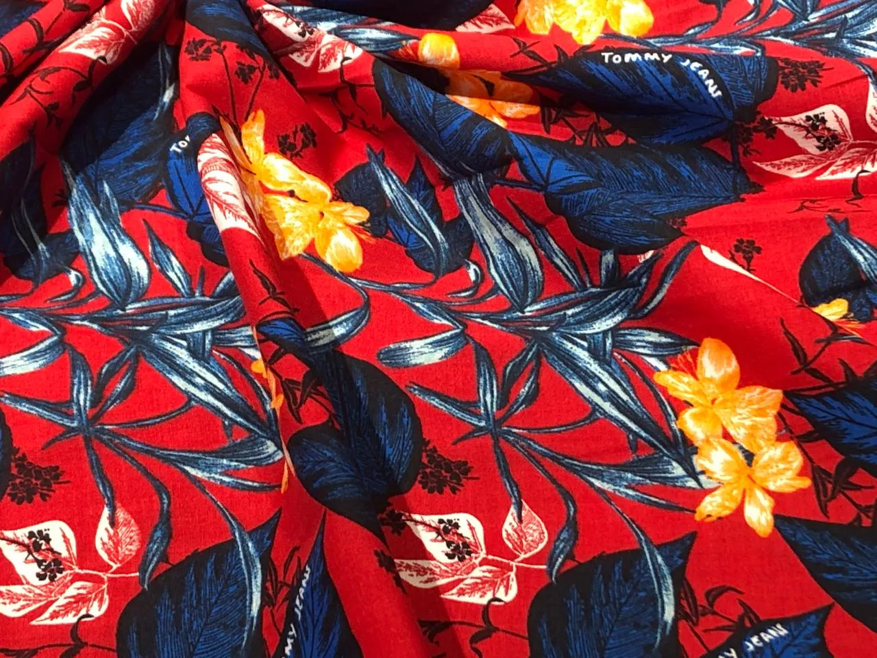 100% Cotton Poplin  Beach Prints 58" wide available in 6 prints red ,white ,ink blue,  cream multi color flowers ,retro orange and retro dusty blue and orange