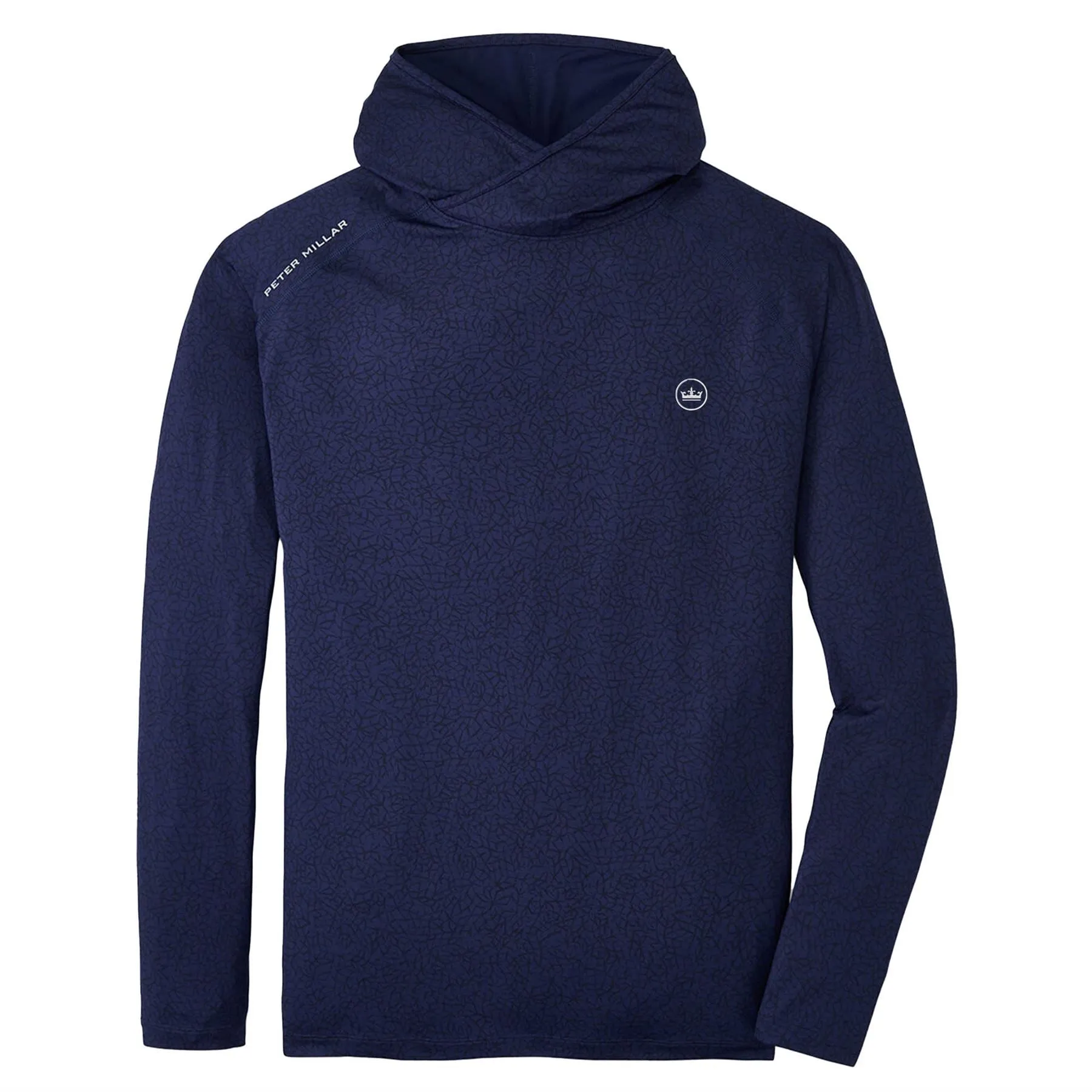 Aurora Performance T-Shirt Hoodie Navy - SS23