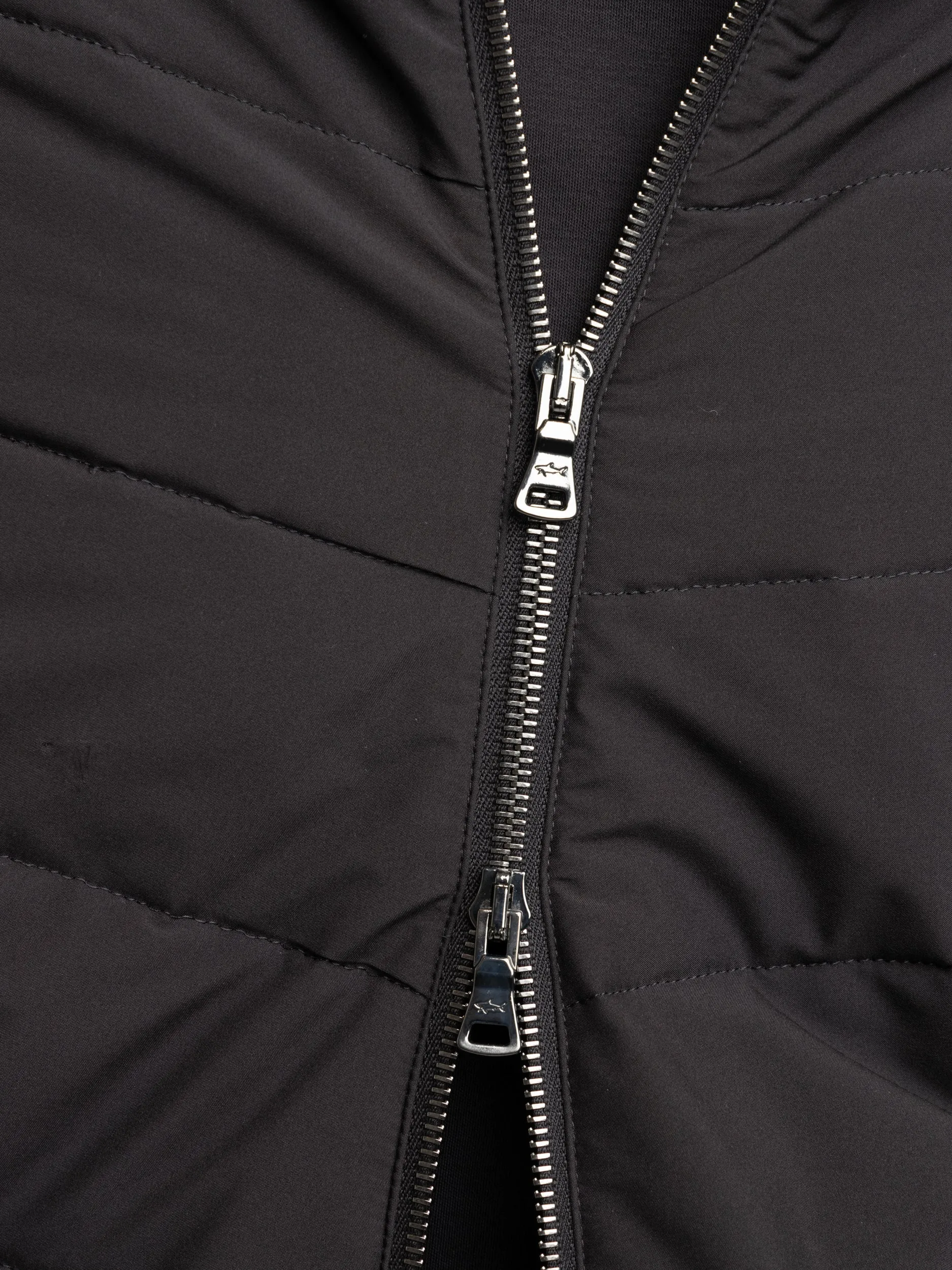 Black Typhoon Platinum Full-Zip Hybrid Jacket