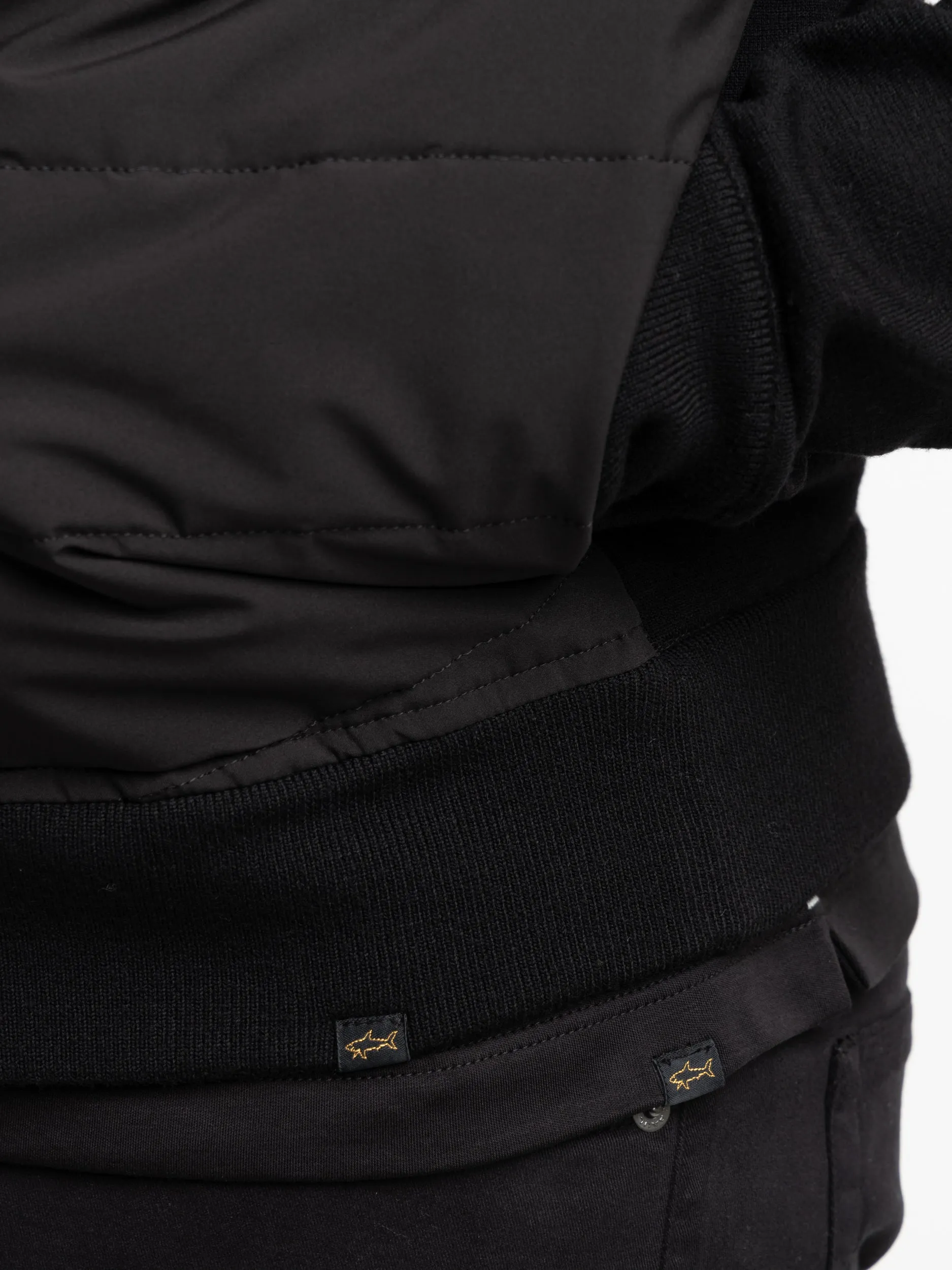 Black Typhoon Platinum Full-Zip Hybrid Jacket