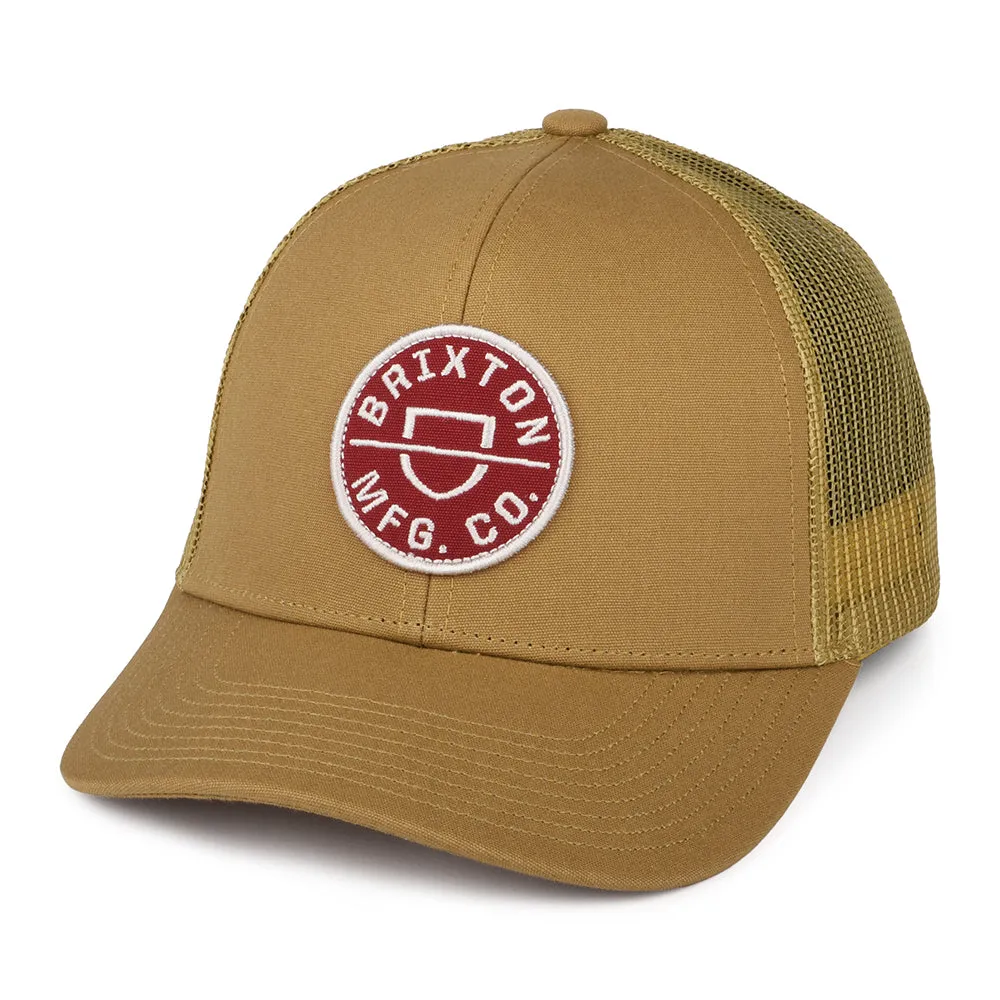 Brixton Hats Crest NetPlus MP Trucker Cap - Desert Sand