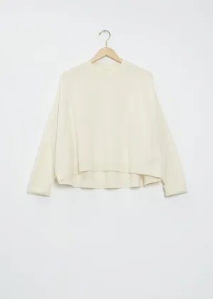 Chunky Cashmere Sweater — Snow