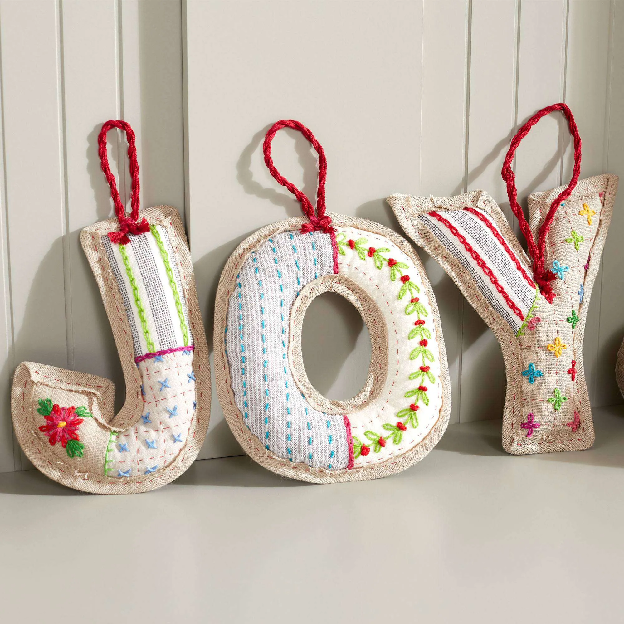 Coats & Clark Sewing Joy Embroidered Ornaments