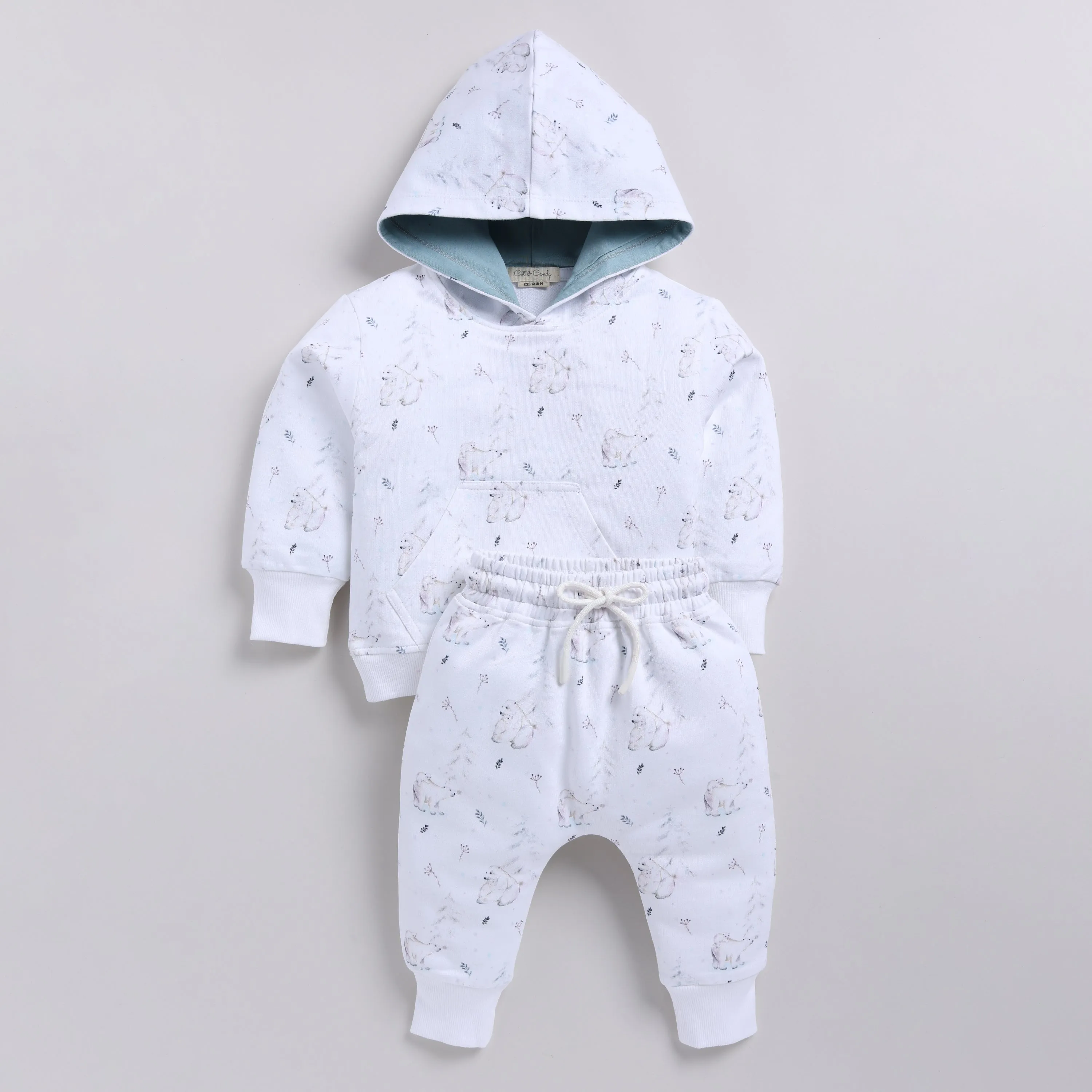 Constellation Bear Organic Fleece Hoodie & Jogger Set