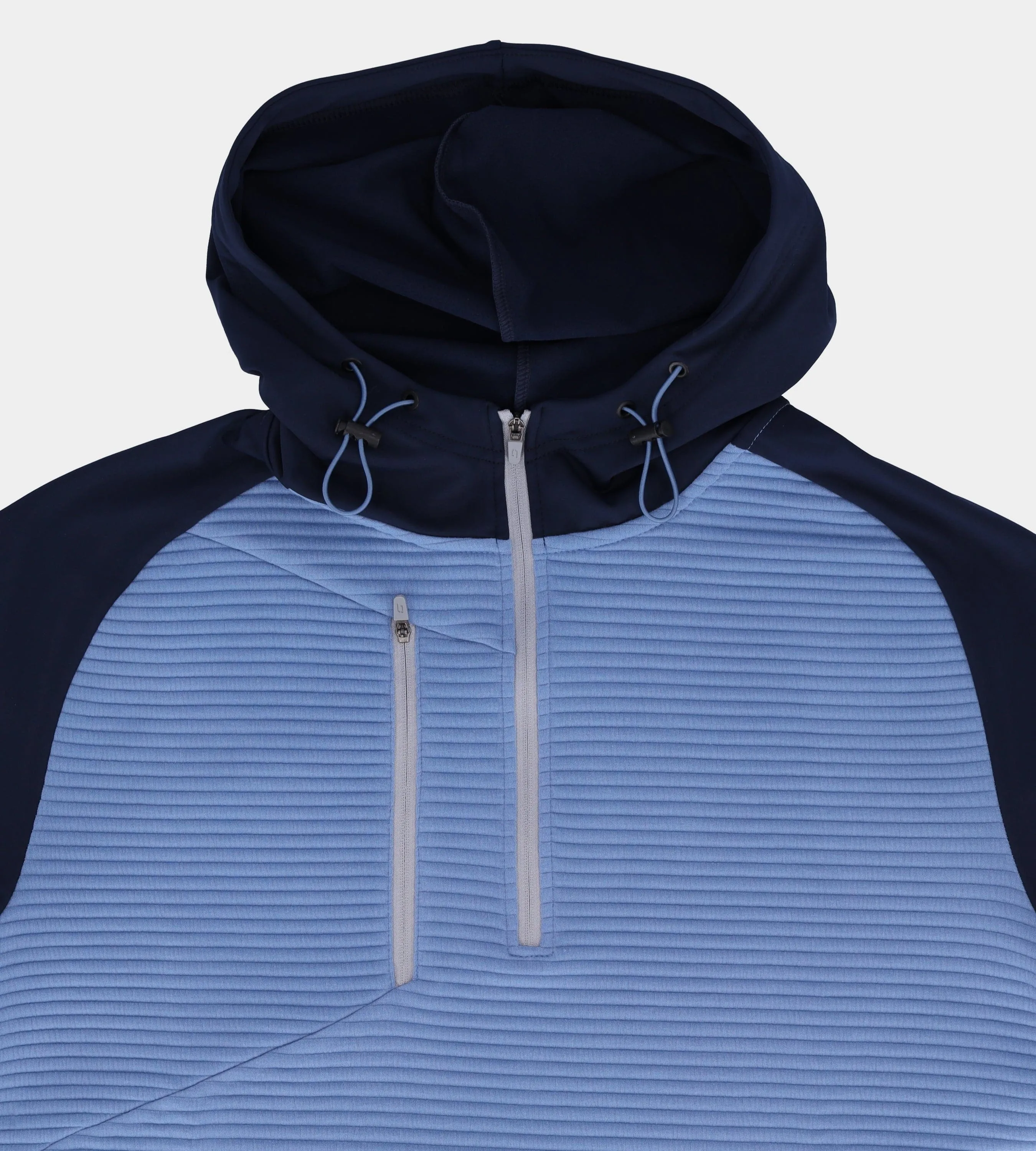 CONTRAST HOODIE - NAVY / BLUE