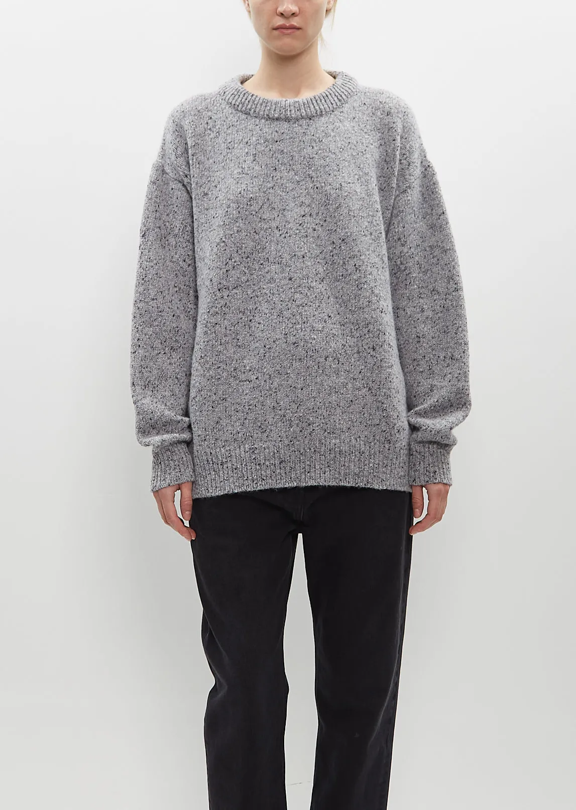 Donegal Chunky Crew Neck Sweater