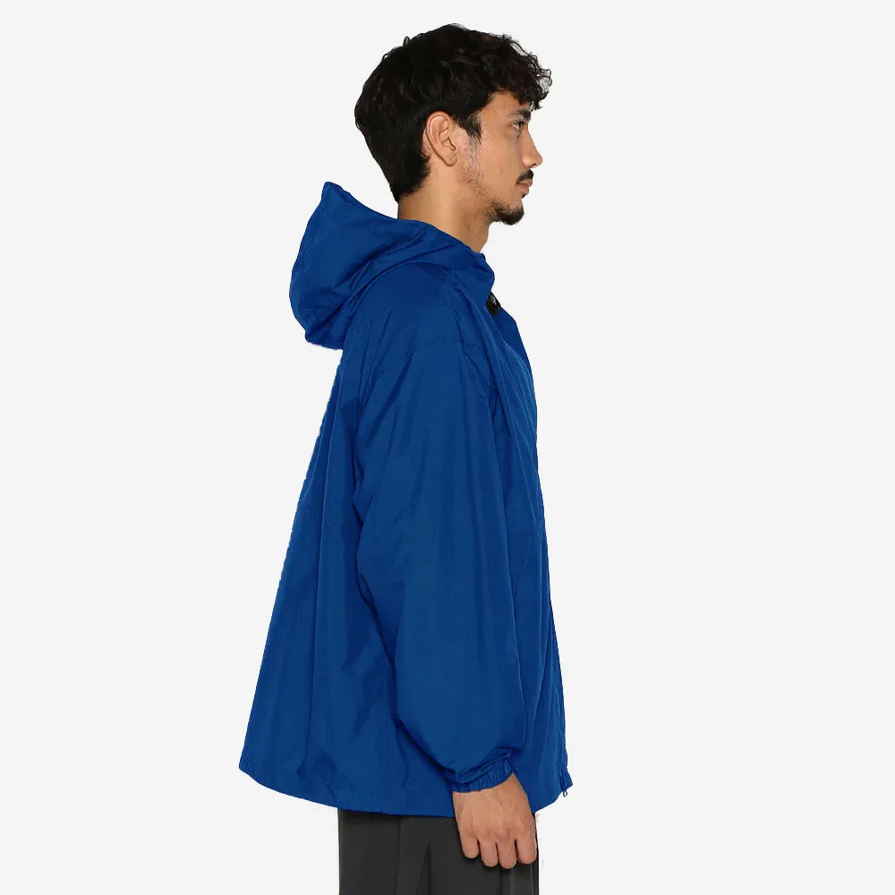 Hooded Stunner Nylon Shell Jacket - Blue