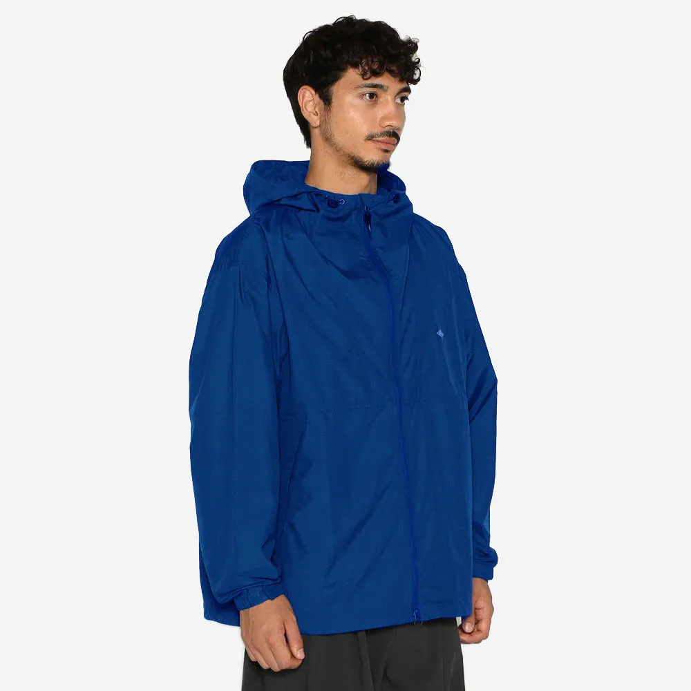 Hooded Stunner Nylon Shell Jacket - Blue