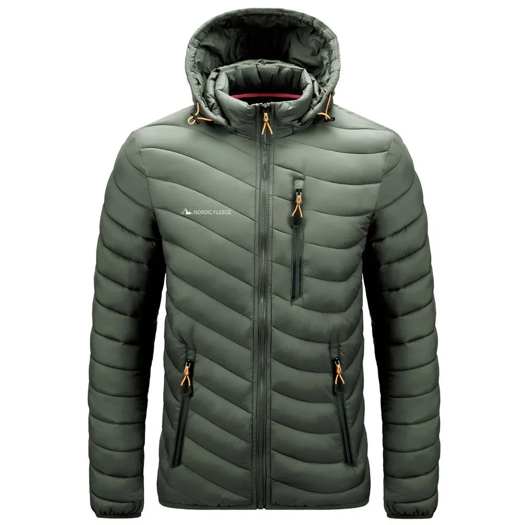 Oväder Men's Hooded Baffle Tech Jacket