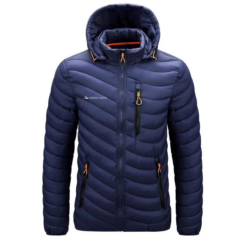 Oväder Men's Hooded Baffle Tech Jacket