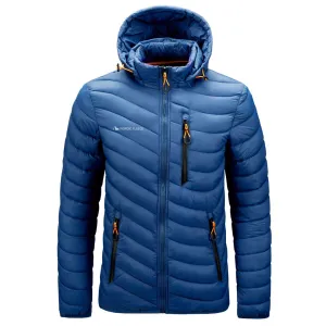 Oväder Men's Hooded Baffle Tech Jacket