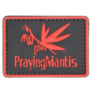 Praying Mantis Patch Black/Red