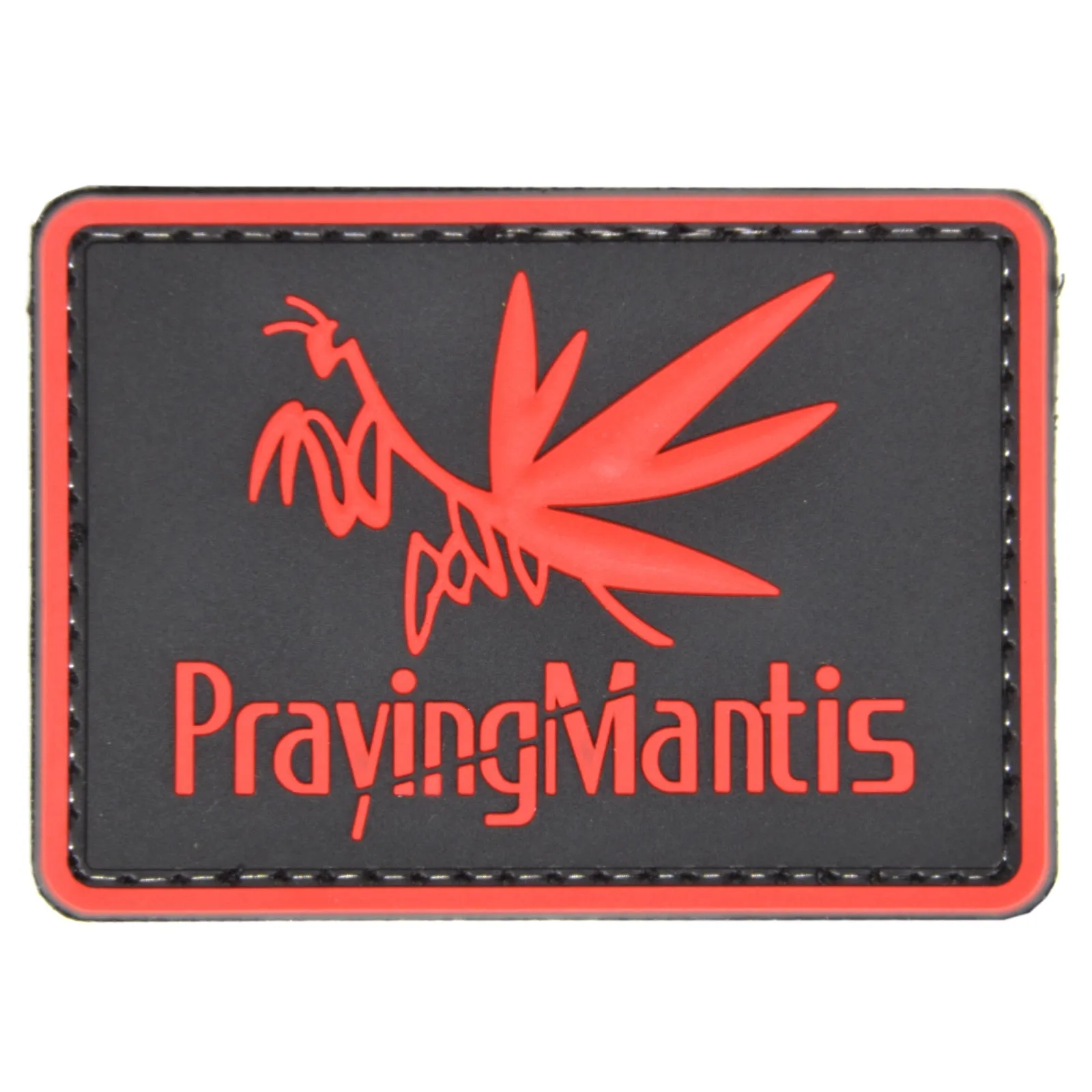 Praying Mantis Patch Black/Red