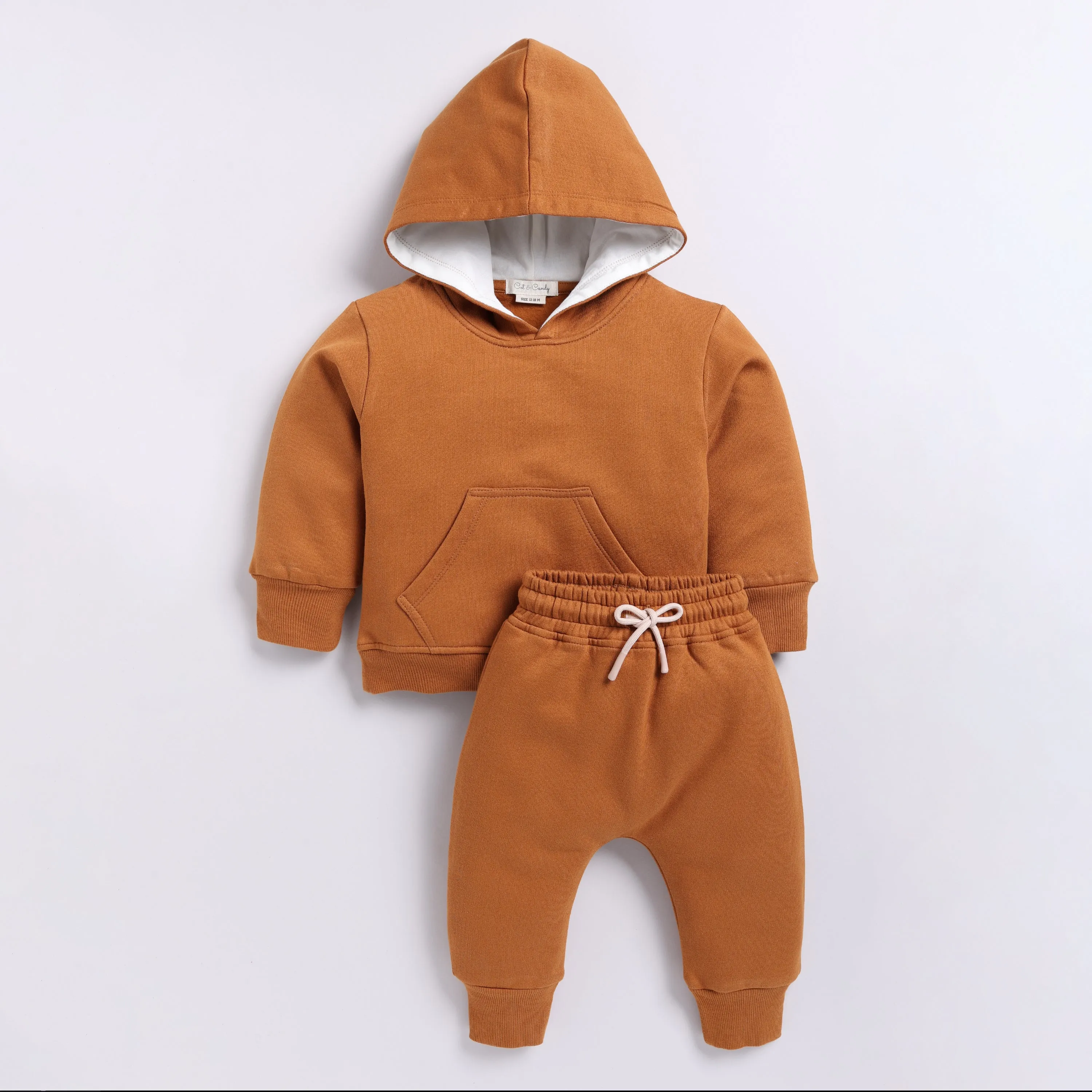 Pumpkin Spice Organic Fleece Hoodie & Jogger Set