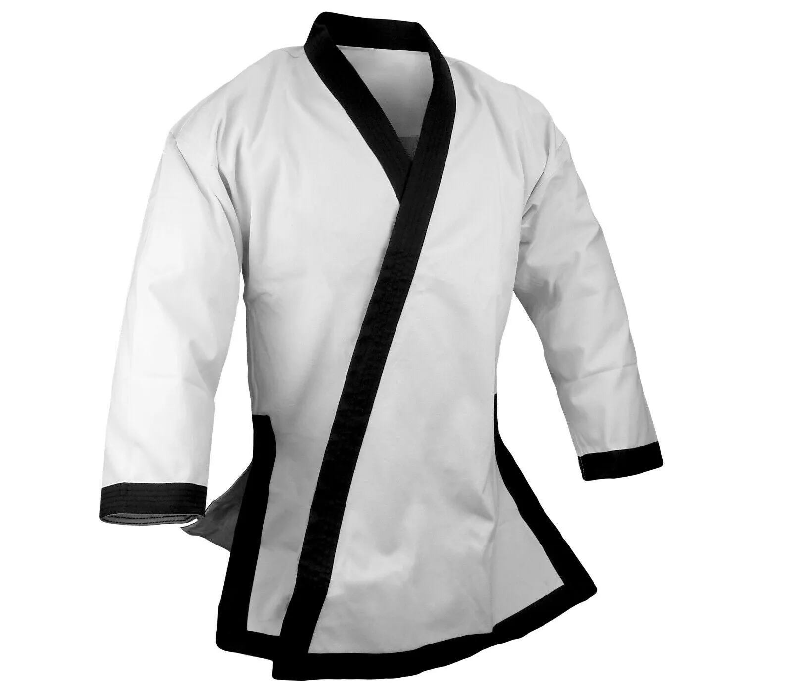 Tangsoodo Uniform, 12 oz., Heavy Weight, Black Trim