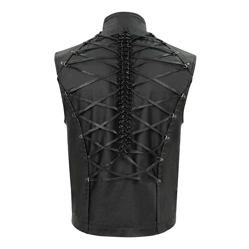 Techwear Keel Vegan Leather Vest