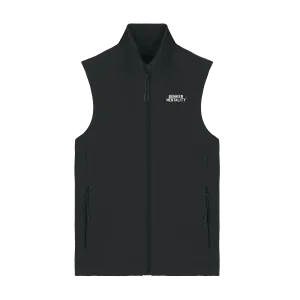 The Hooley Gilet - Bonded Soft Shell - Black