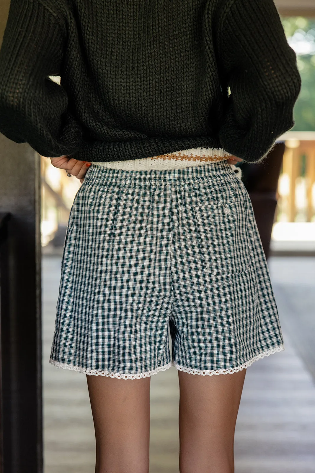 Tinsel Time Gingham Boxers