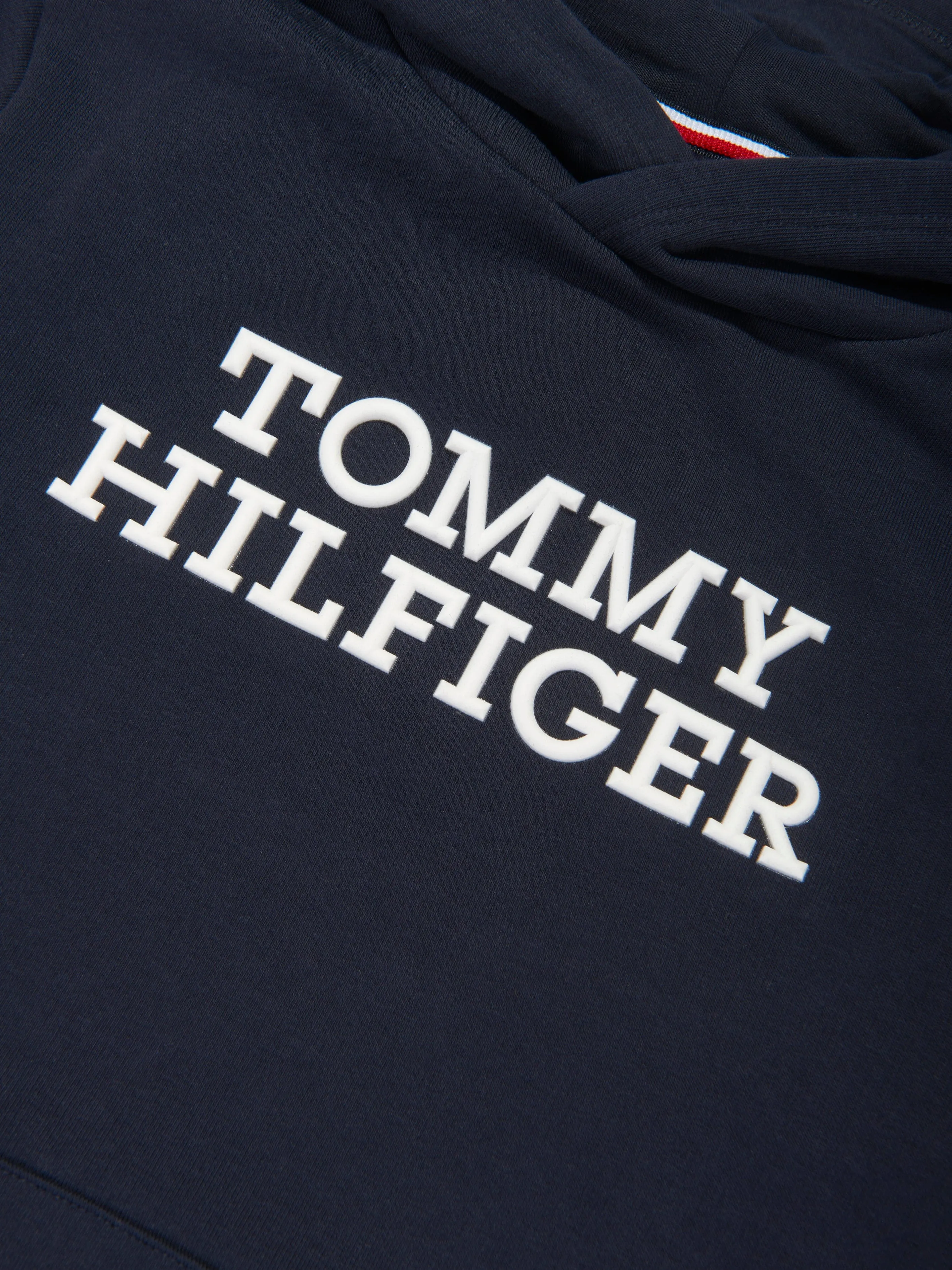 Tommy Hilfiger Boys Logo Hoodie in Navy