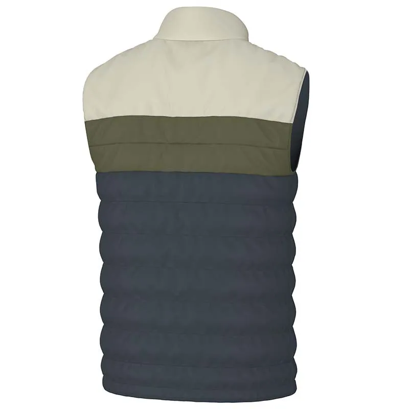 Tri Color Puffer Vest