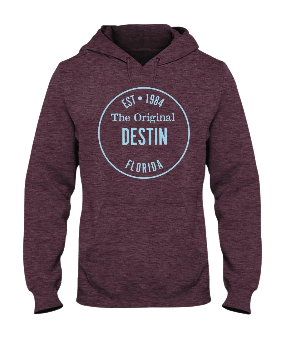 Unisex Fleece Beach Hoodie Destin Florida The Original Est 1984