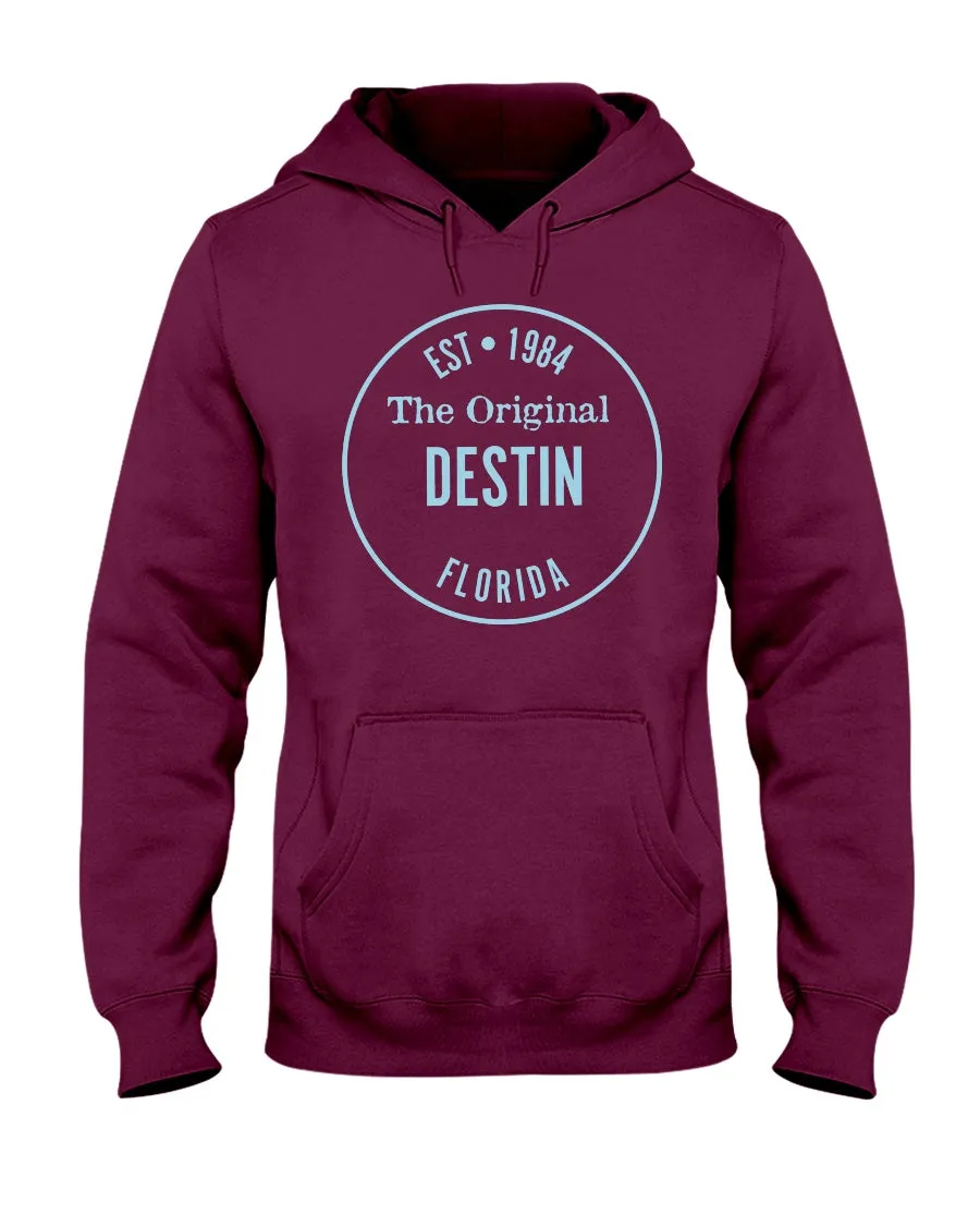 Unisex Fleece Beach Hoodie Destin Florida The Original Est 1984