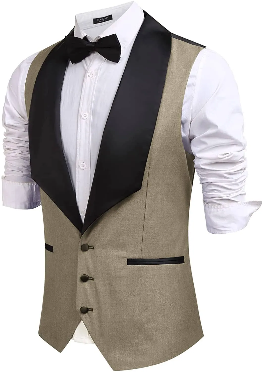 V-Neck Slim Fit Suit Vests (US Only)