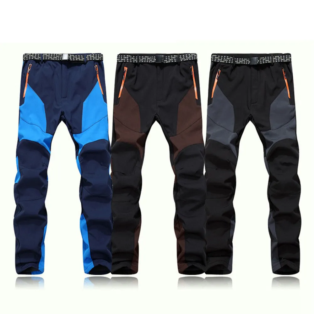 Waterproof Windproof Outdoor Sports Warm Thick Pants Trousers