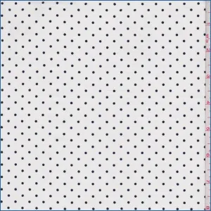 White/Black Dot Cotton Fabric