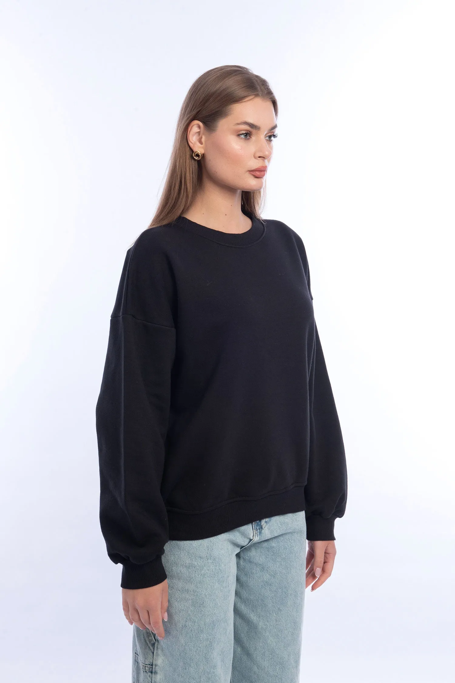 Women Basic Crewneck Sweatshirt - Mitcha Label