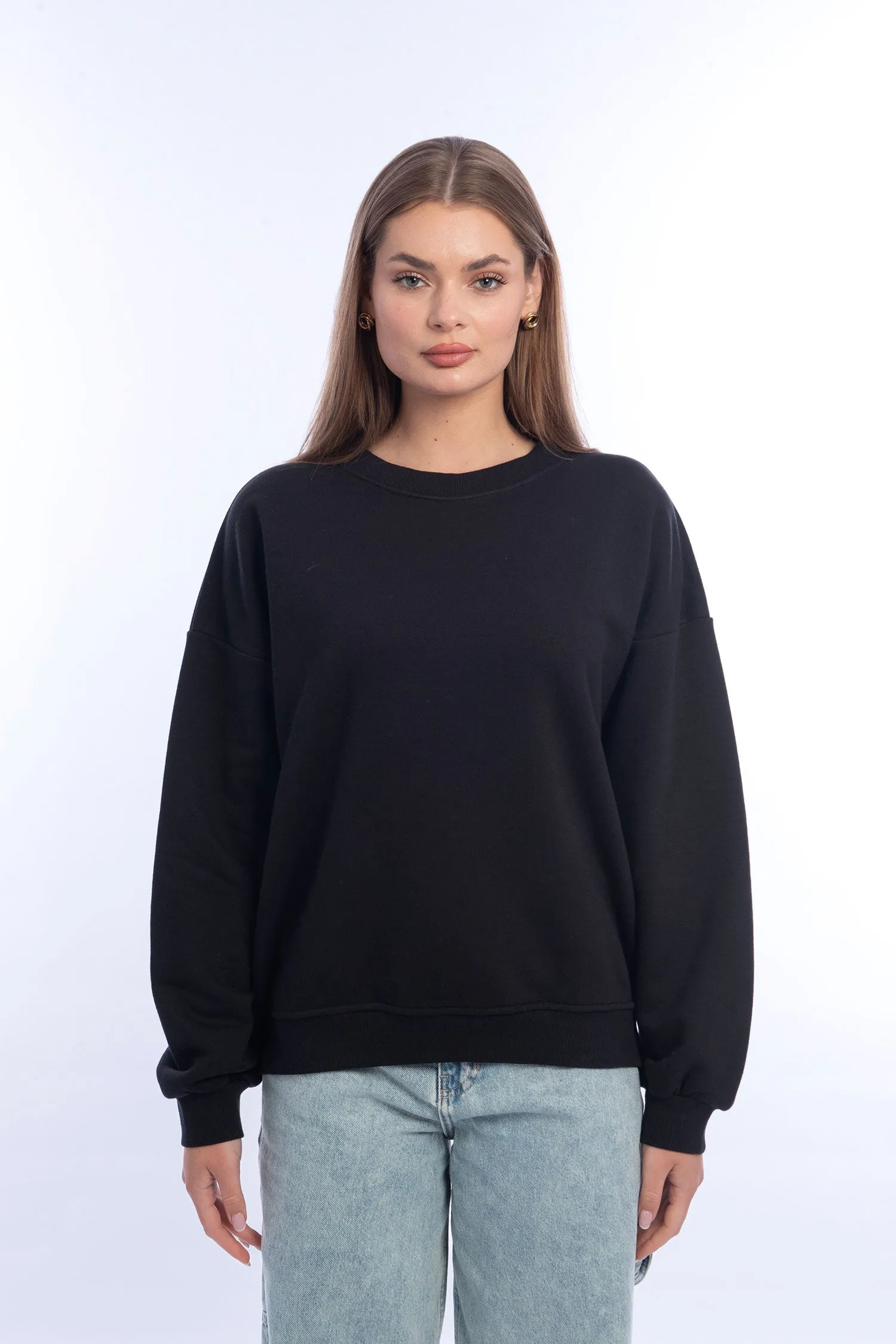 Women Basic Crewneck Sweatshirt - Mitcha Label